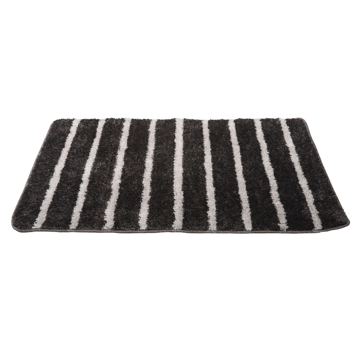 etérea Shaggy Hochflor Badematte Teppich Badteppich Streifen Uni 60x100