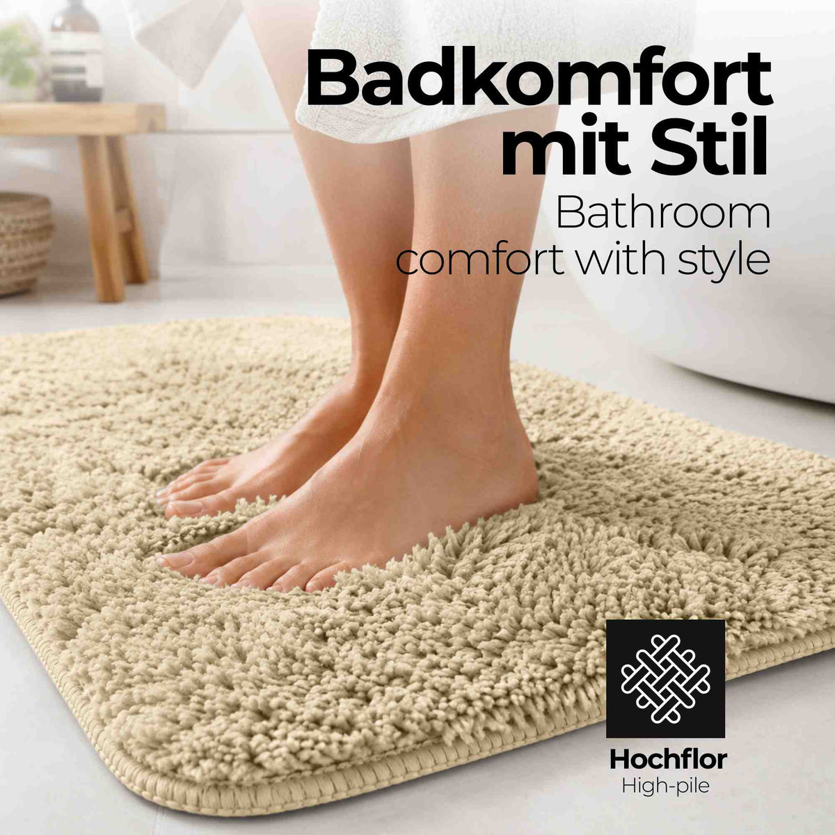 etérea Badteppich Badematte Jana
