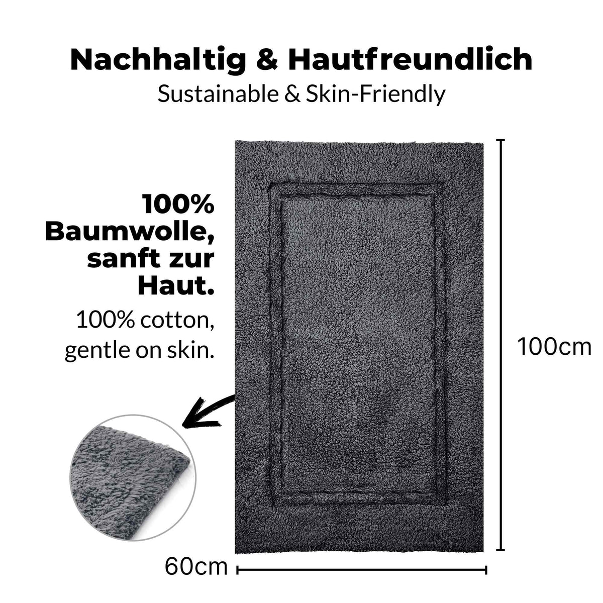 etérea Badteppich Badematte Kiara