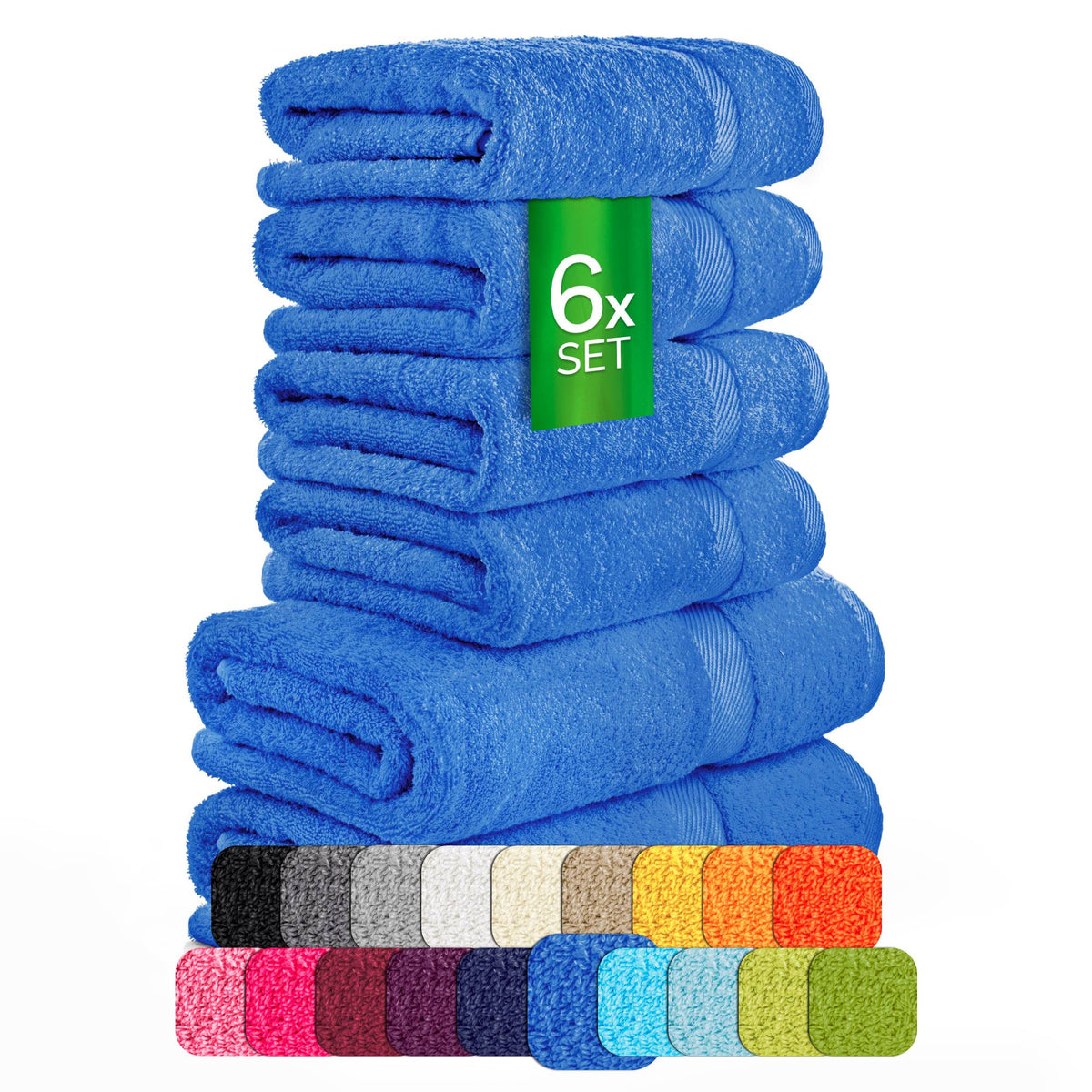 eterea Carli Handtuch Set 6 tlg. Eco
