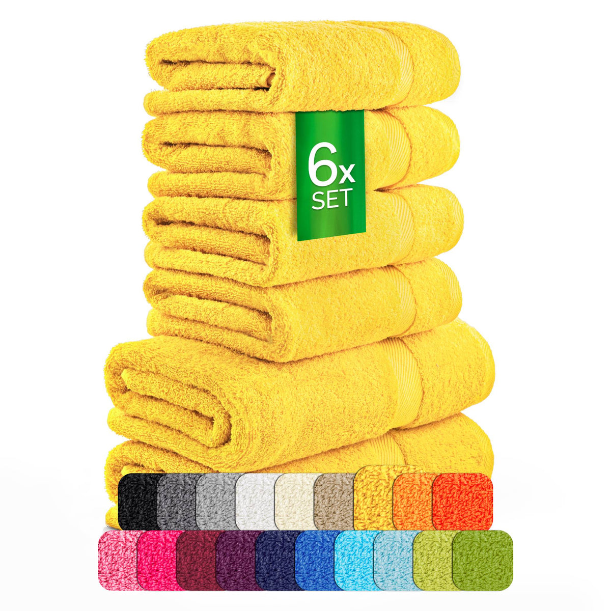 eterea Carli Handtuch Set 6 tlg. Eco