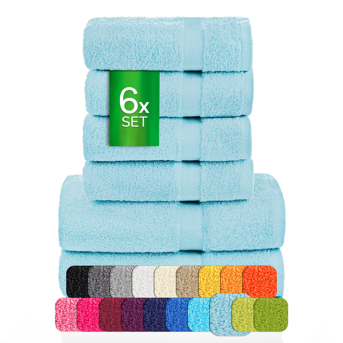 eterea Carli Handtuch Set 6 tlg. Eco