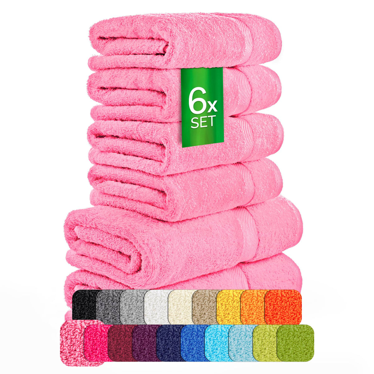 eterea Carli Handtuch Set 6 tlg. Eco