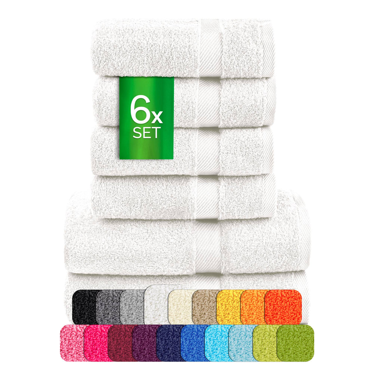 eterea Carli Handtuch Set 6 tlg. Eco
