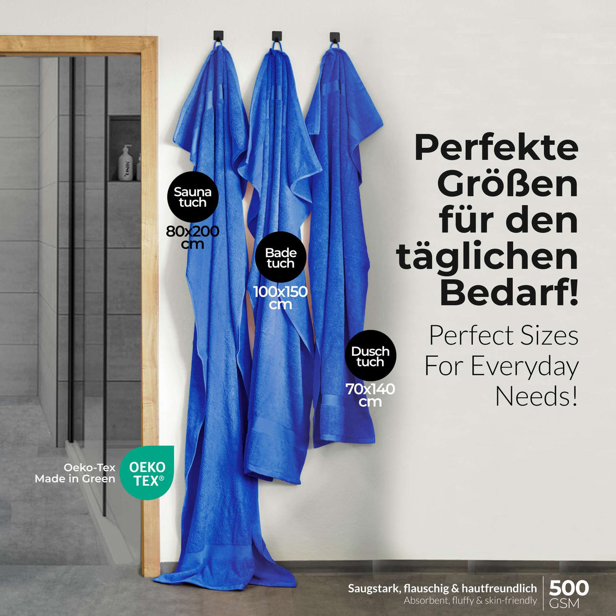 etérea 10er Pack Handtücher Carli Handtuch Bulkset