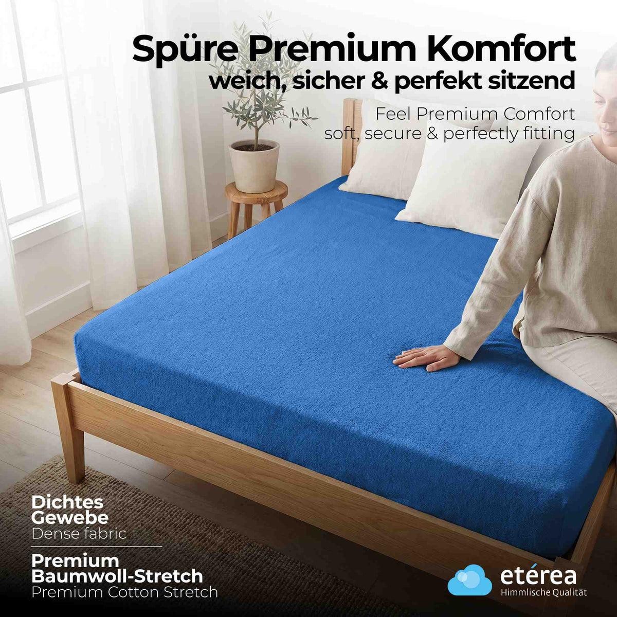 etérea Frottee Spannbettlaken