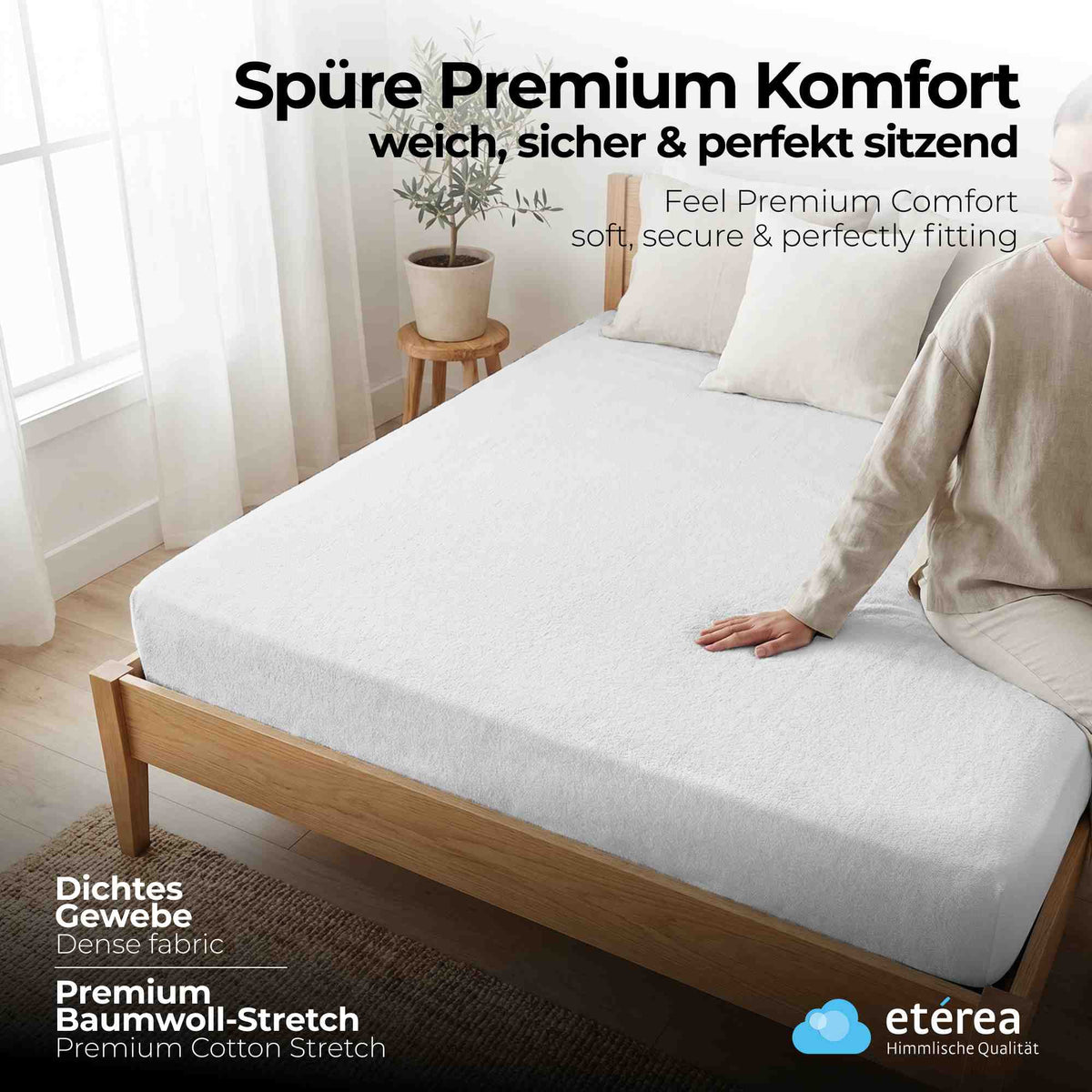 etérea Frottee Spannbettlaken