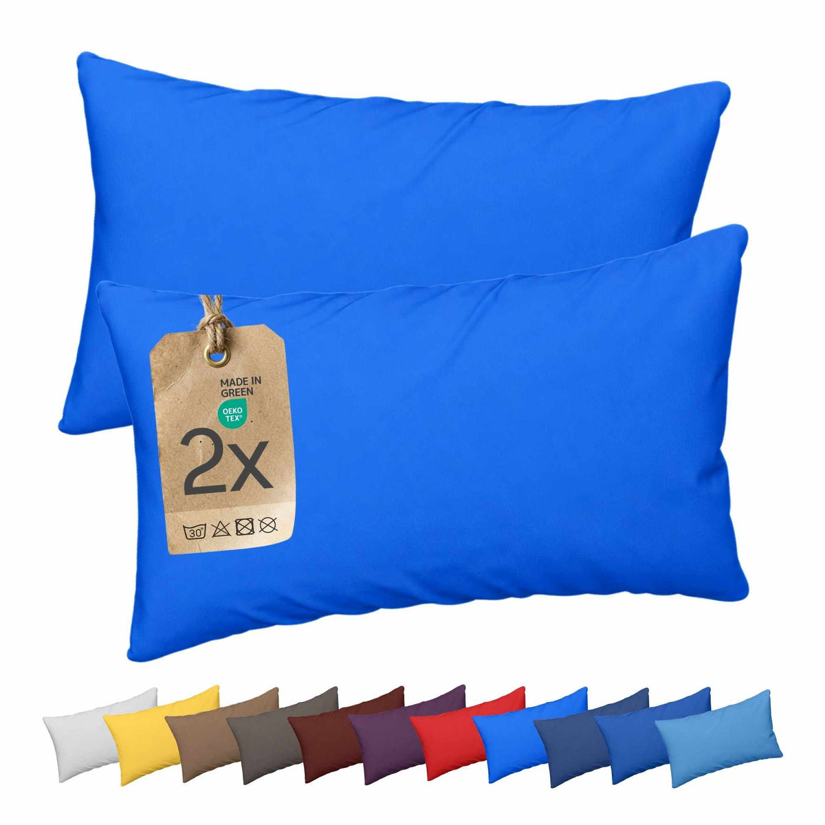 etérea Comfort Jersey Kissenbezug Doppelpack
