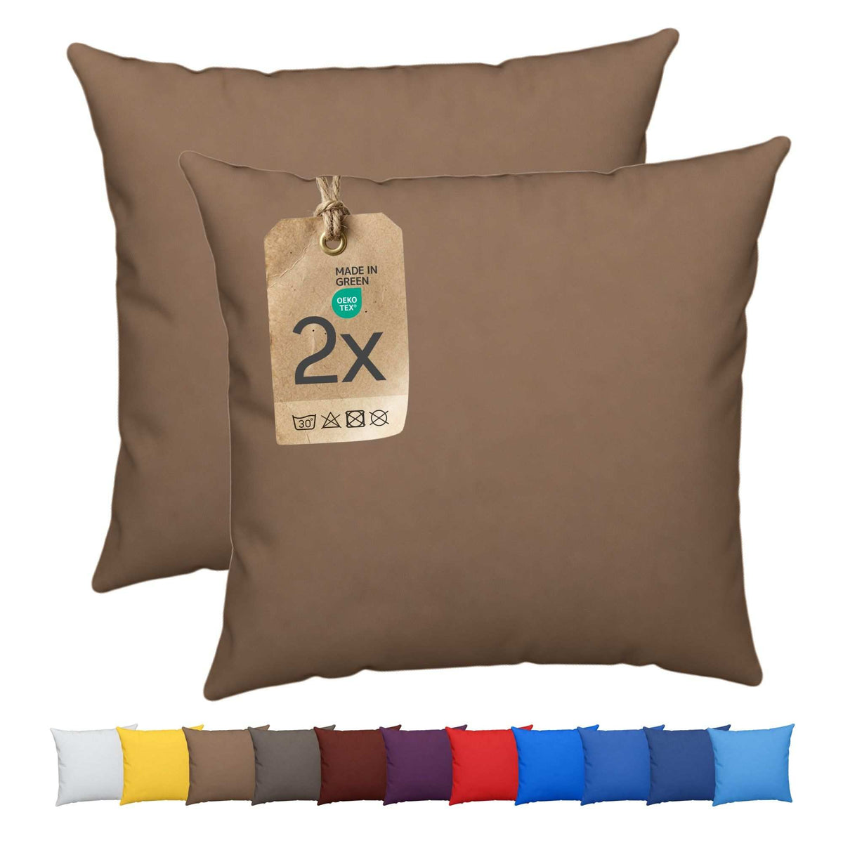 etérea Comfort Jersey Kissenbezug Doppelpack