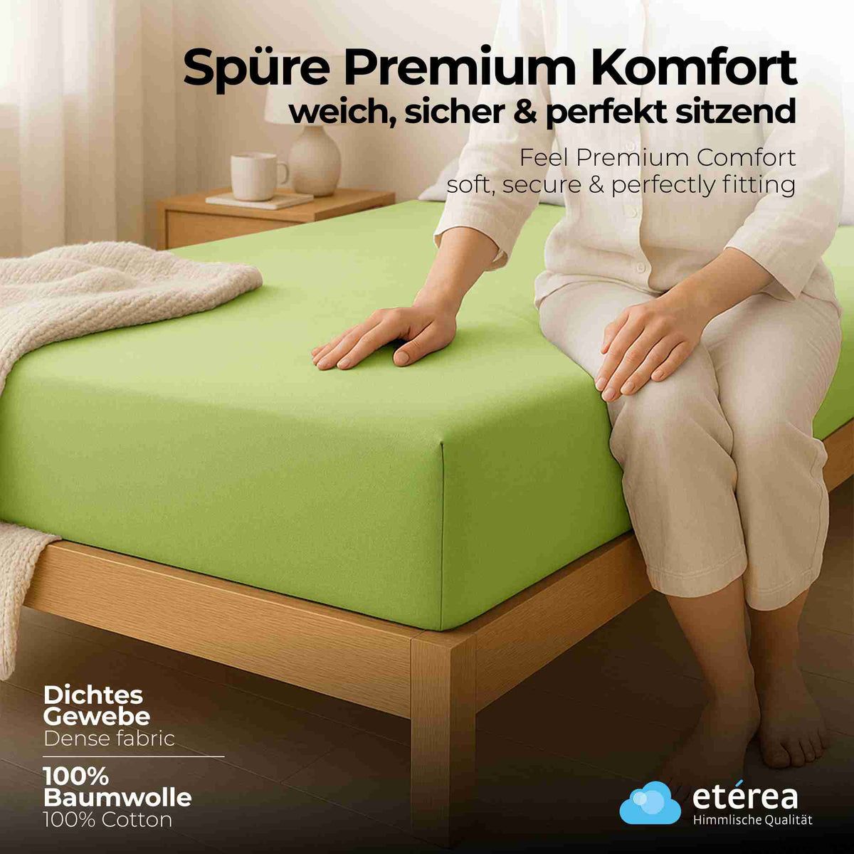 VBD-1 etérea Comfort Jersey Spannbettlaken