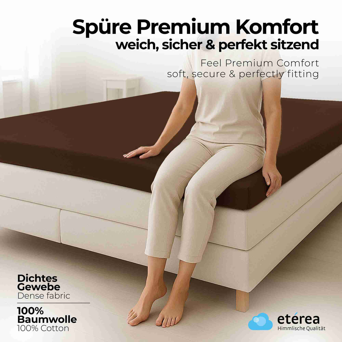 etérea Comfort Jersey Topper Spannbettlaken
