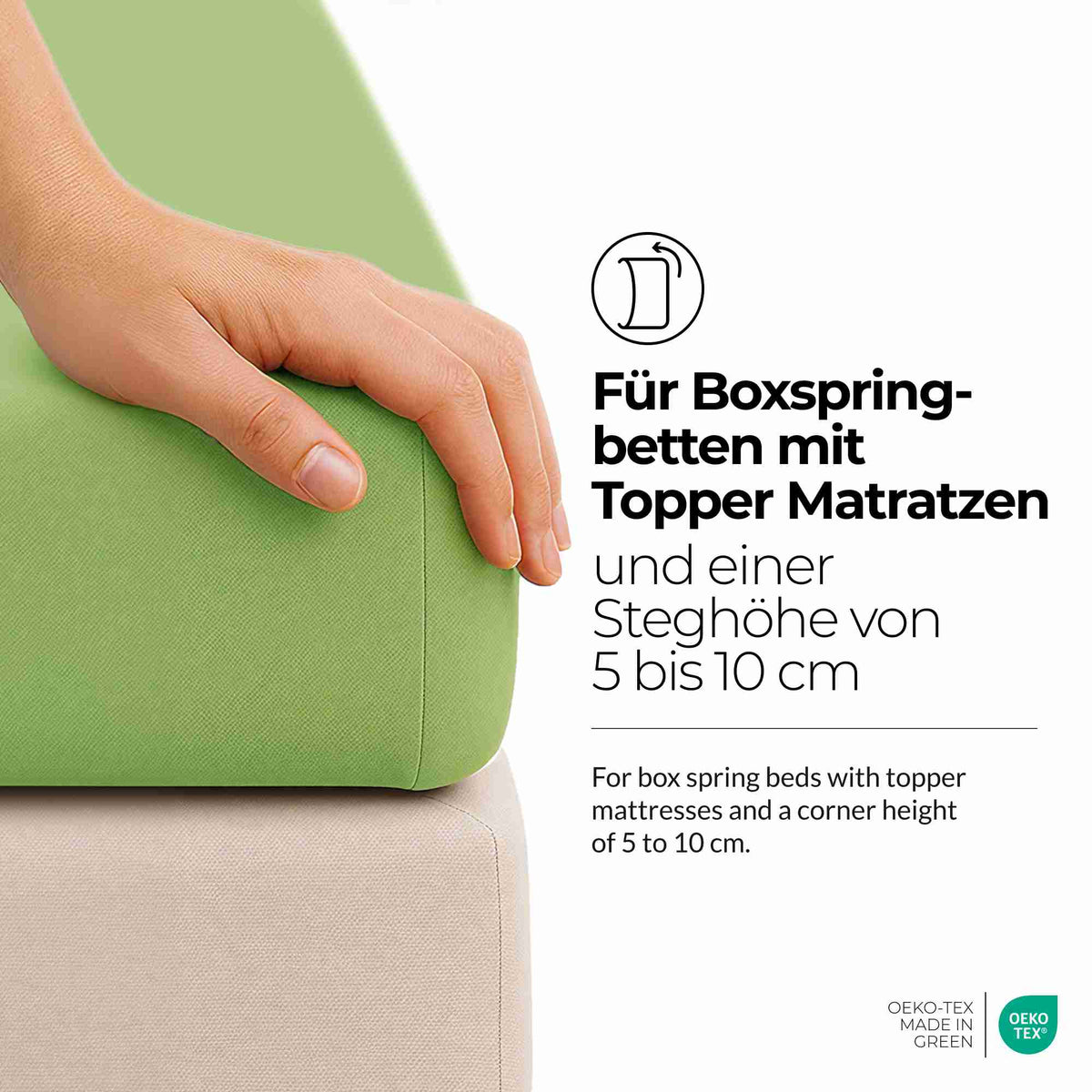etérea Comfort Jersey Topper Spannbettlaken