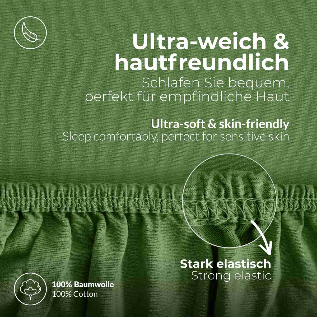 etérea Comfort Jersey Topper Spannbettlaken