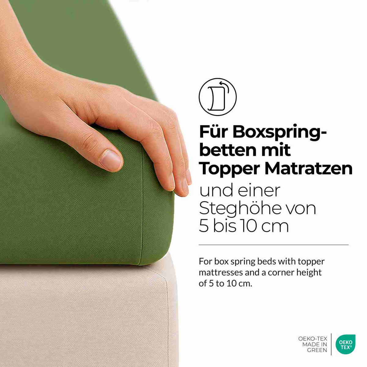 etérea Comfort Jersey Topper Spannbettlaken