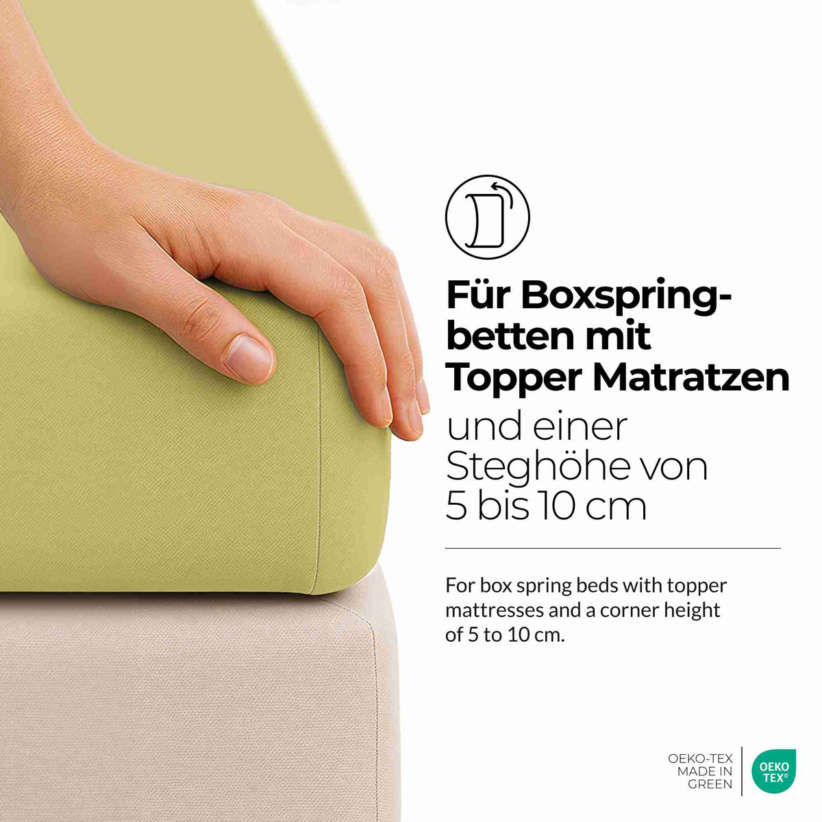 etérea Comfort Jersey Topper Spannbettlaken