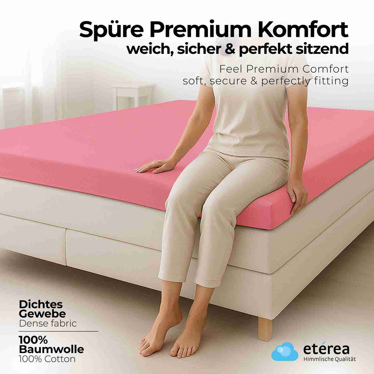 etérea Comfort Jersey Topper Spannbettlaken