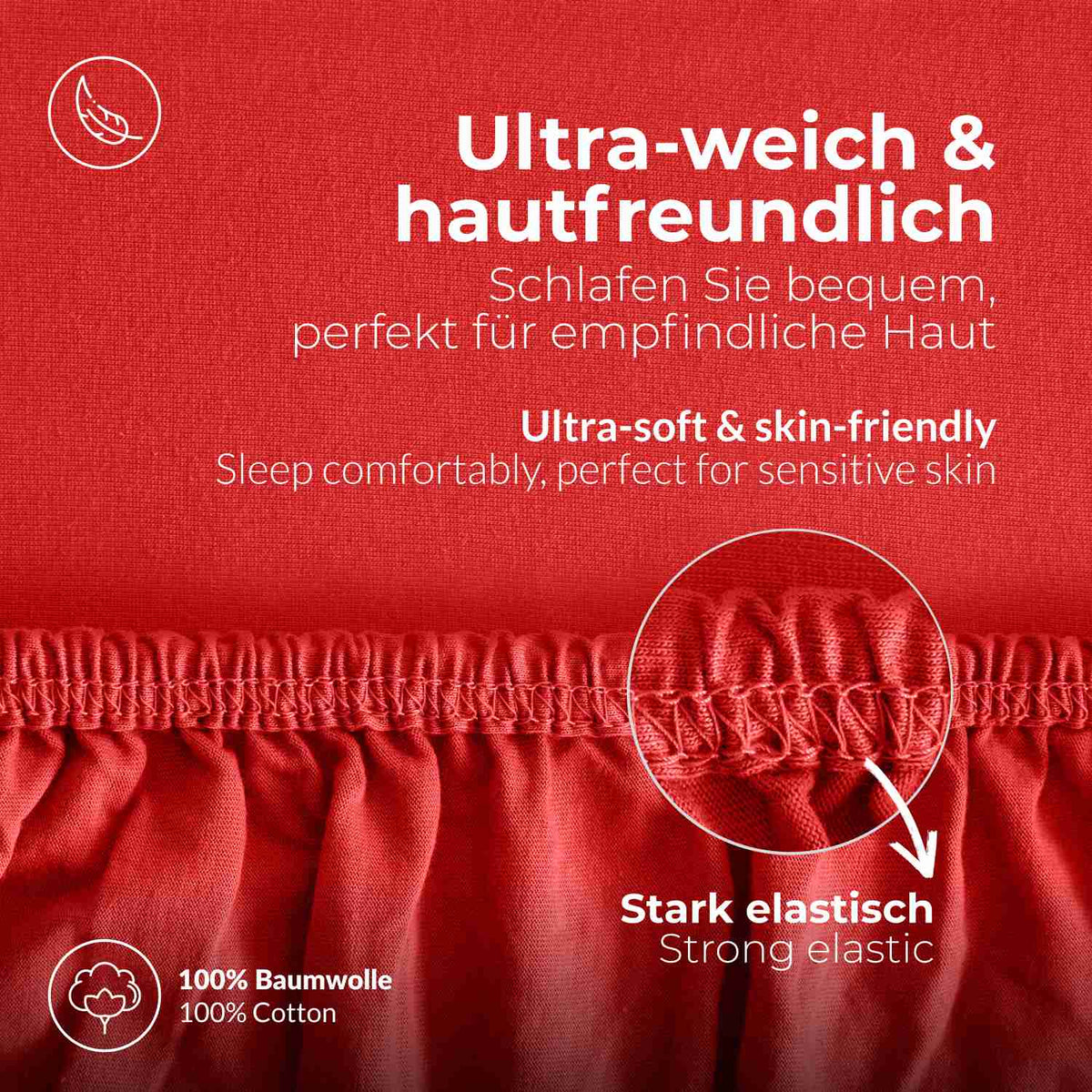 etérea Comfort Jersey Topper Spannbettlaken