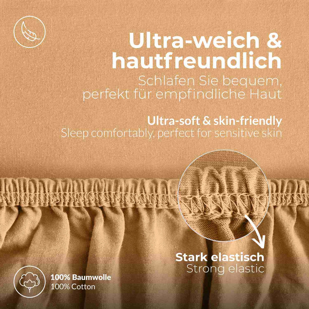 etérea Comfort Jersey Topper Spannbettlaken