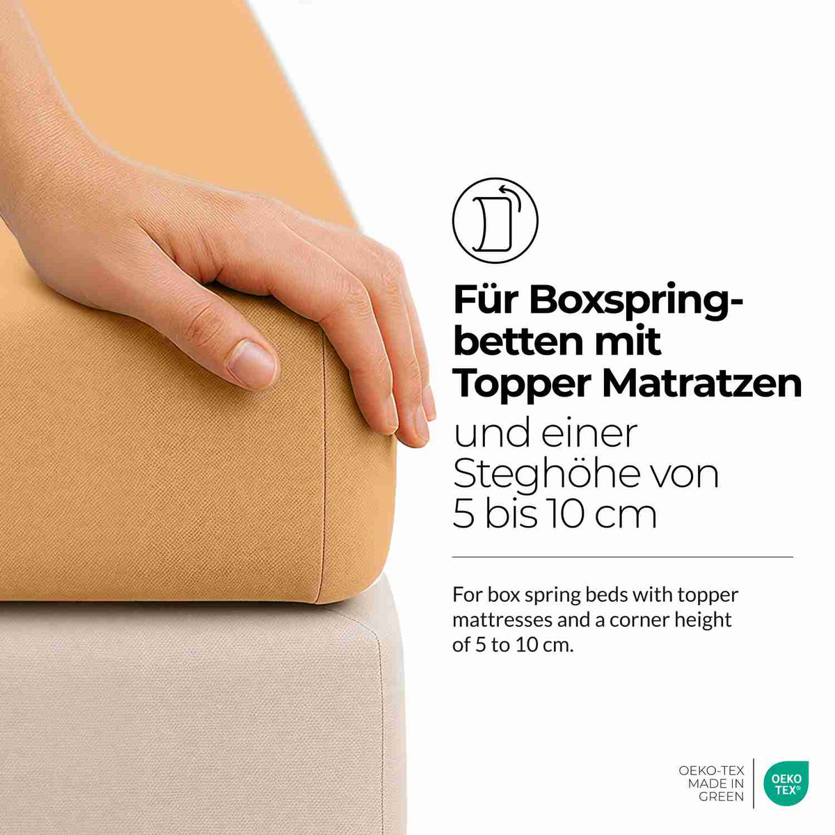 etérea Comfort Jersey Topper Spannbettlaken