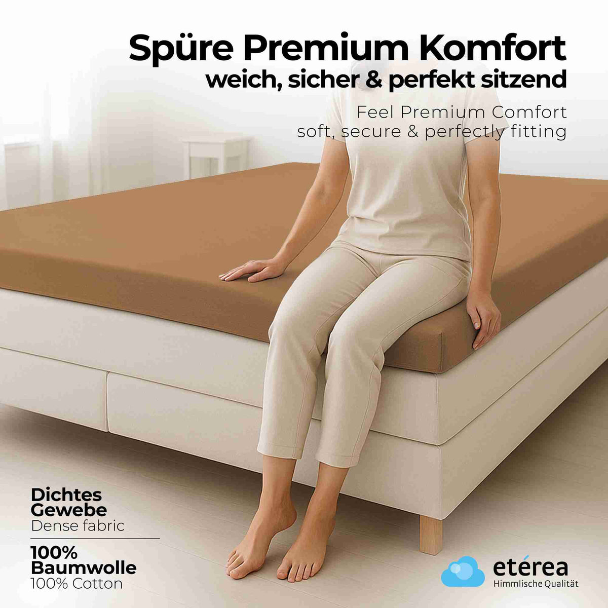 etérea Comfort Jersey Topper Spannbettlaken