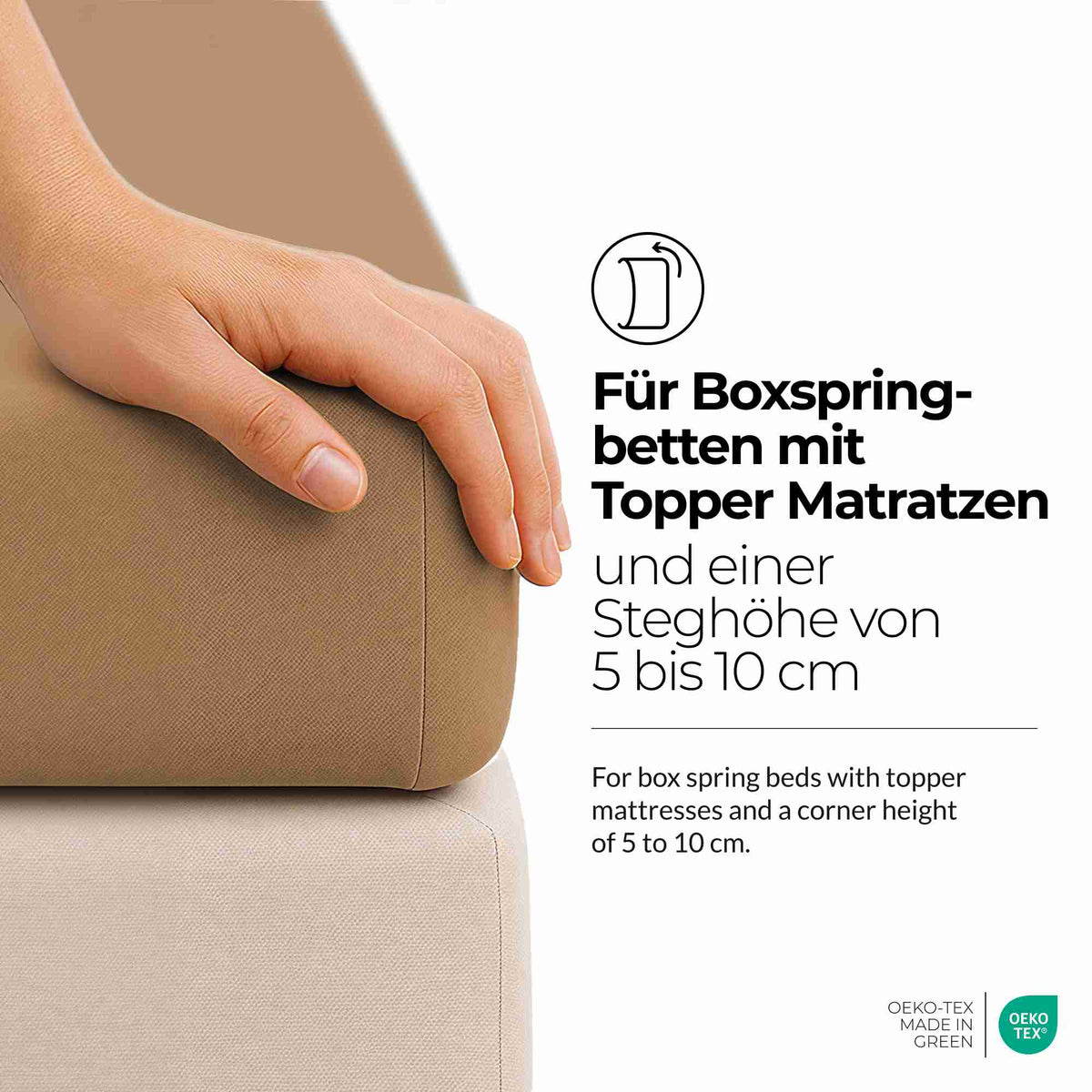 etérea Comfort Jersey Topper Spannbettlaken