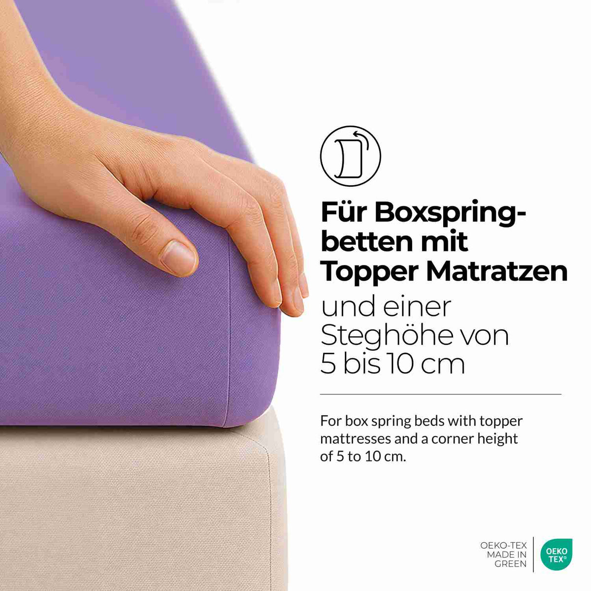 etérea Comfort Jersey Topper Spannbettlaken