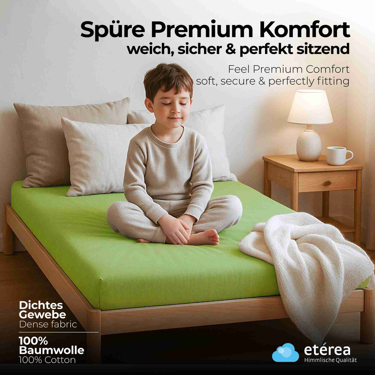 VBD-1 etérea Comfort Jersey Spannbettlaken