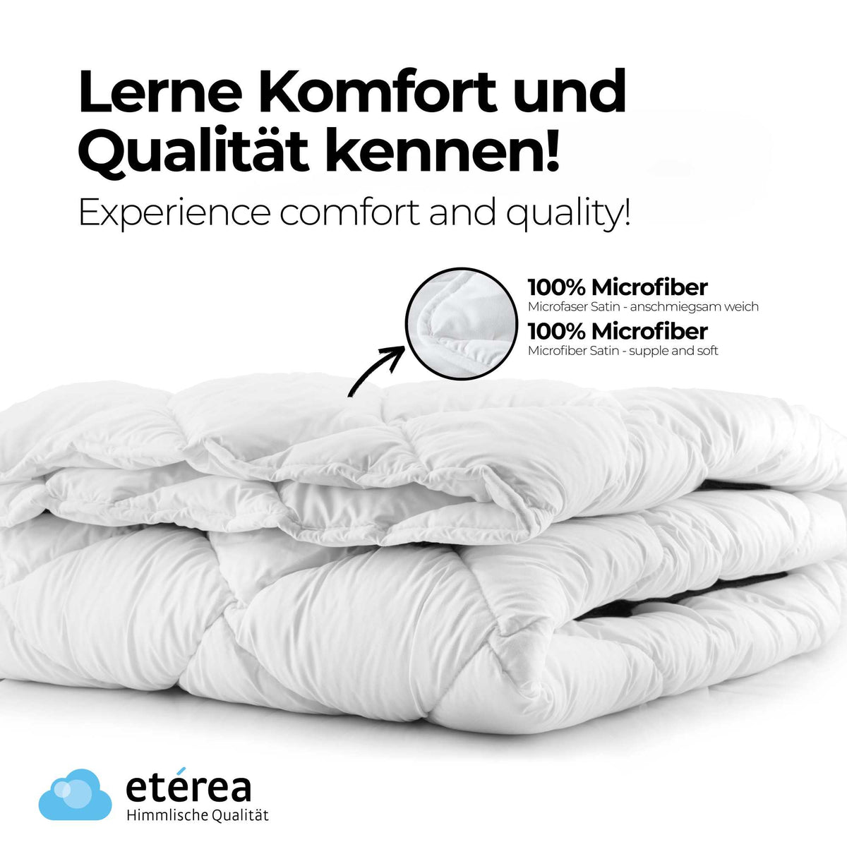 etérea Microfaser Steppdecke Frieda