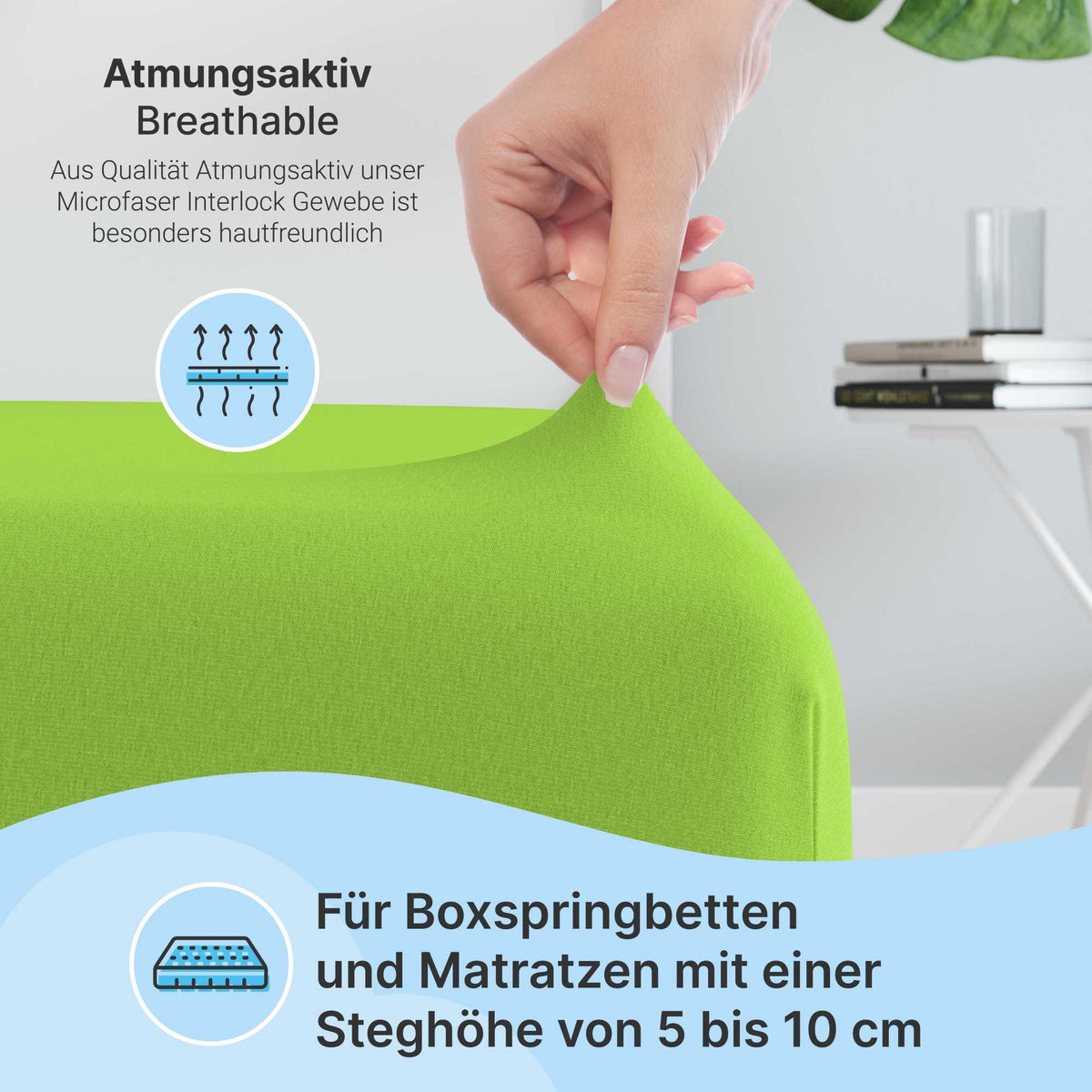 etérea Microfaser Topper Spannbettlaken