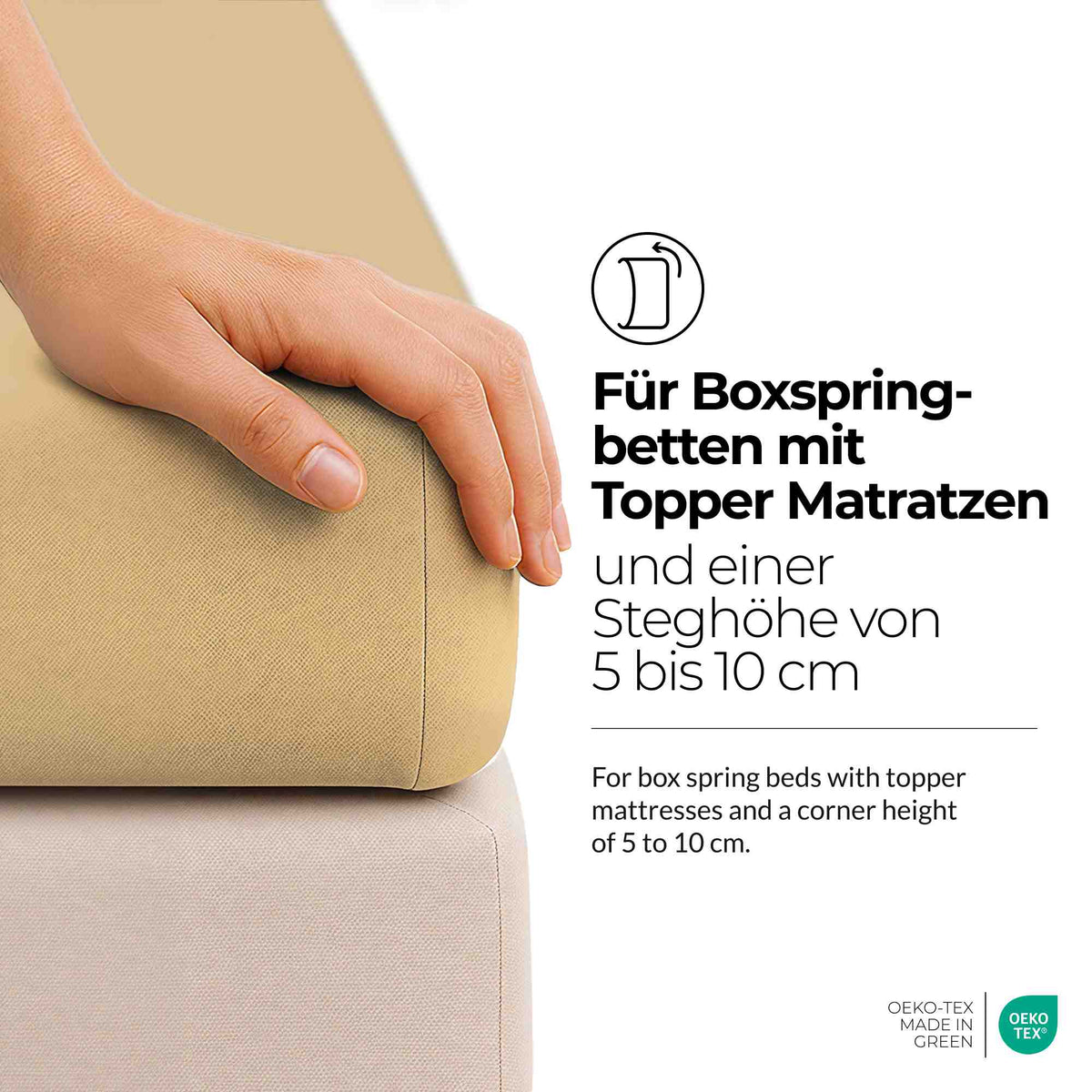 etérea Microfaser Topper Spannbettlaken