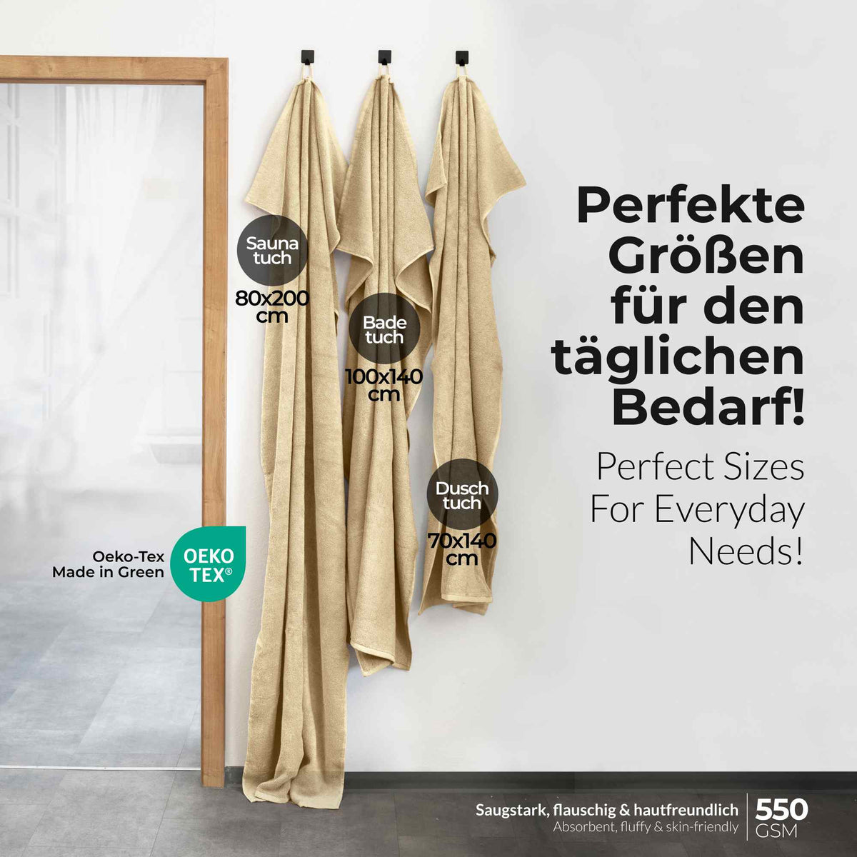 etérea Handtuch Serie Viola ohne Borte