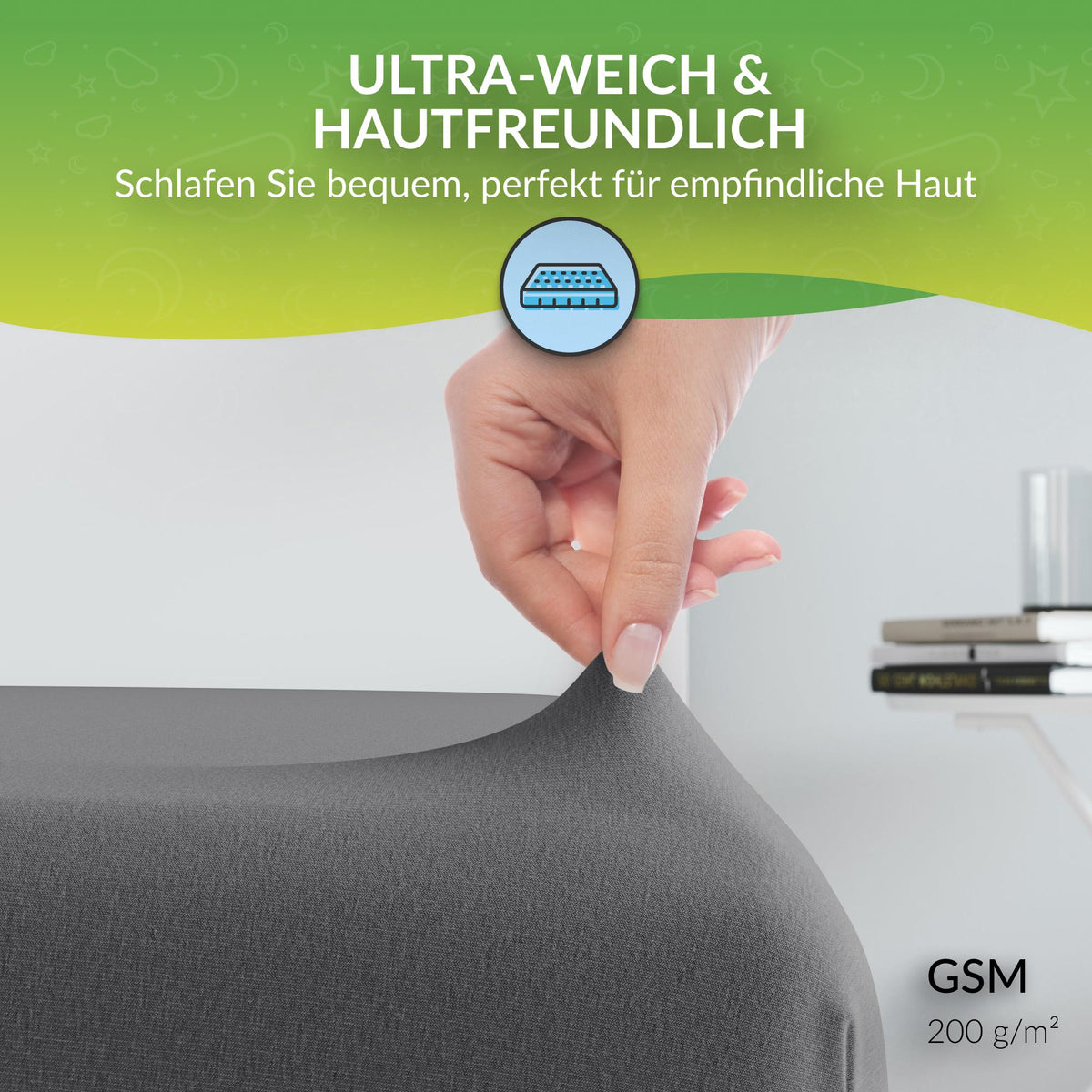 etérea Wasserbett Spannbettlaken