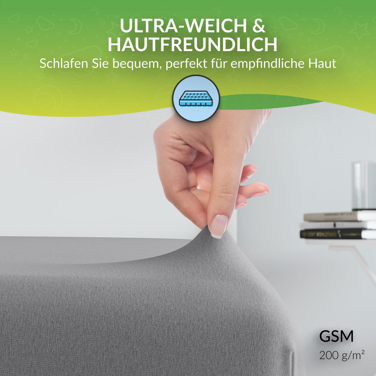 etérea Wasserbett Spannbettlaken