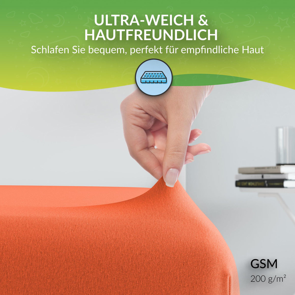etérea Wasserbett Spannbettlaken