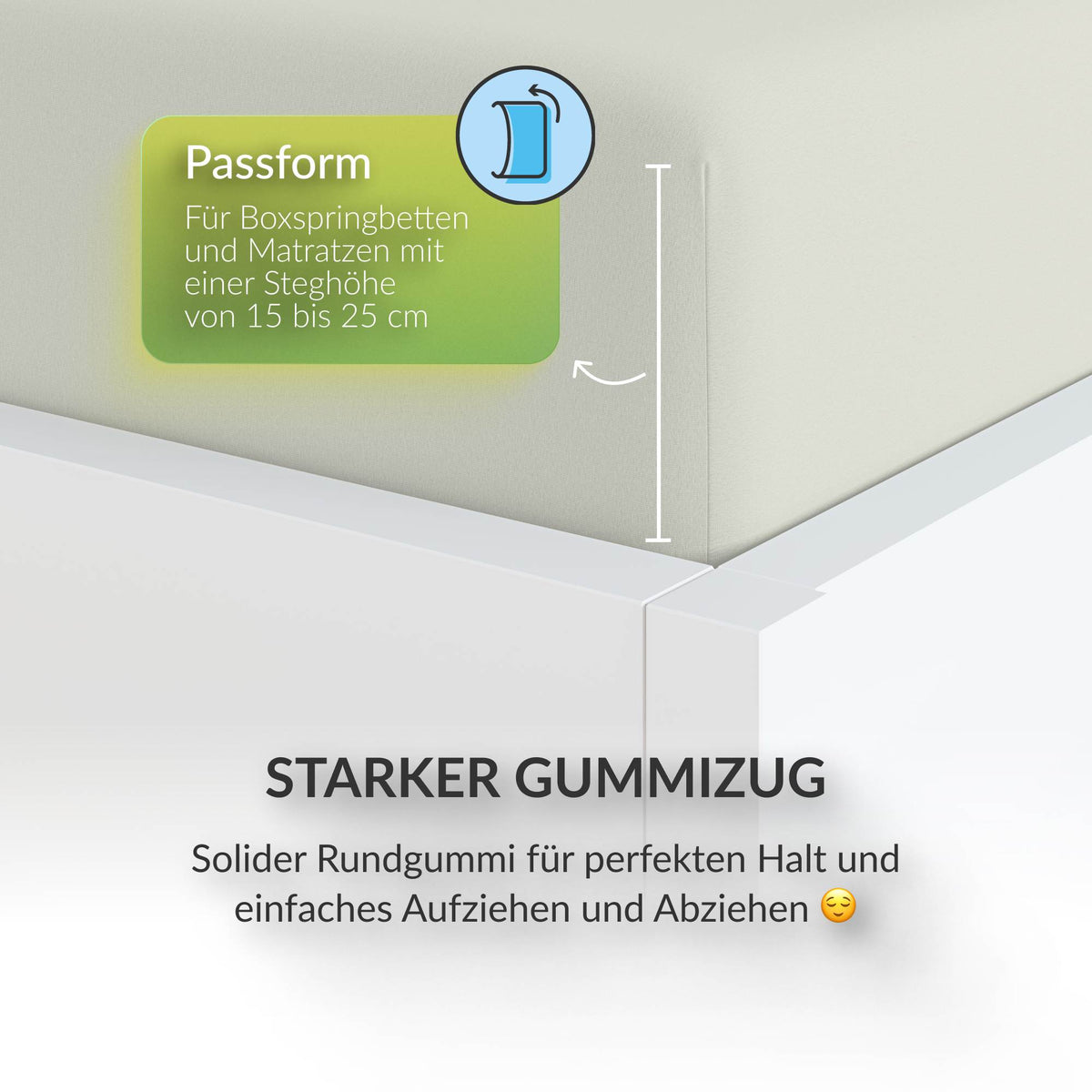 Favorito Jersey Topper Spannbettlaken