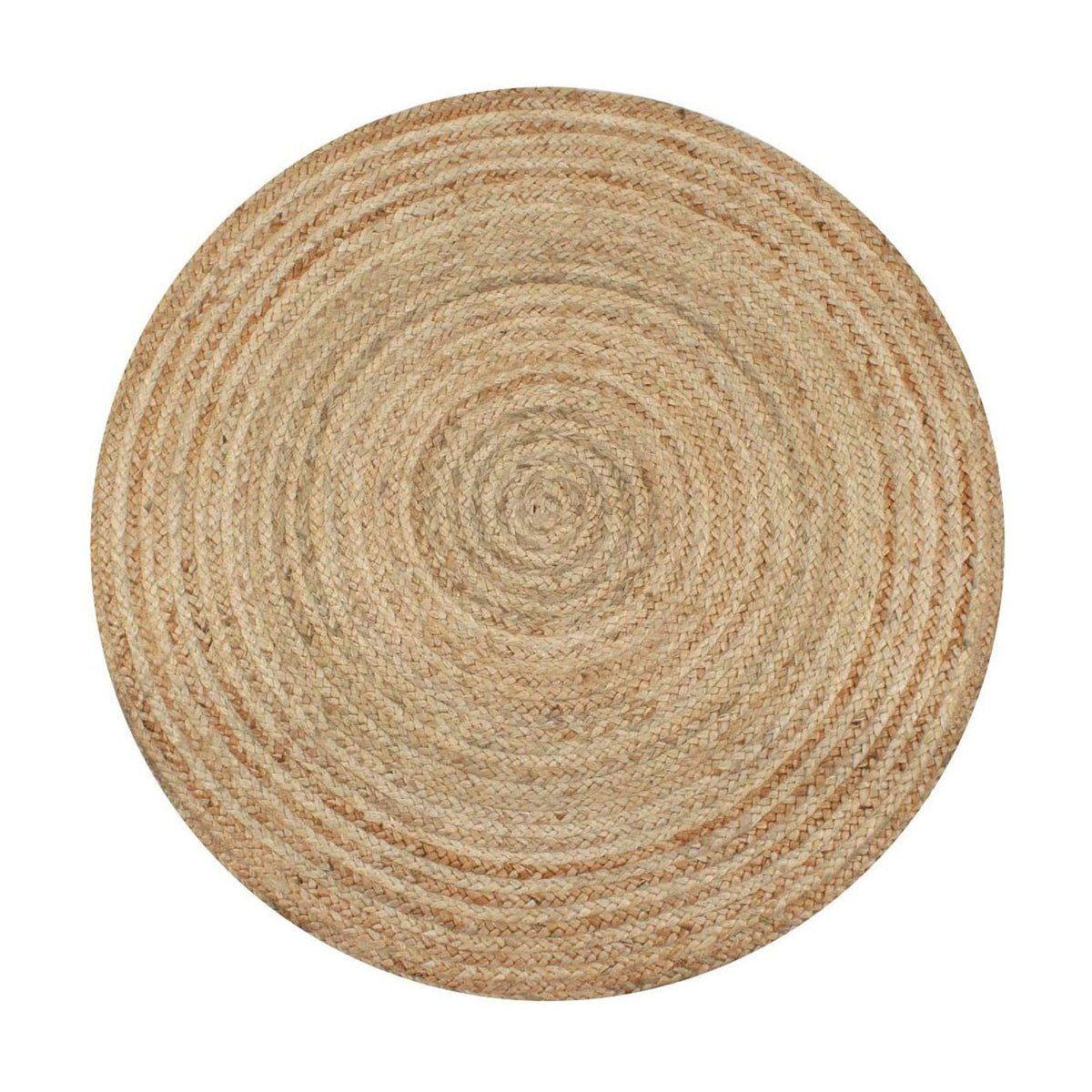 Jute Teppich Rund 100x100 cm