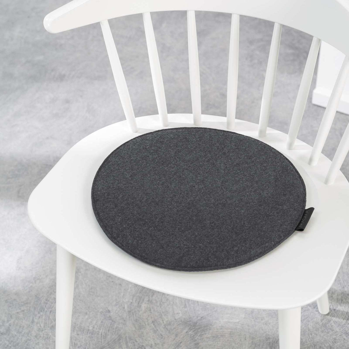 Magma Sitzkissen Avaro Uni rund 35cm - Baumwoll-Mischung