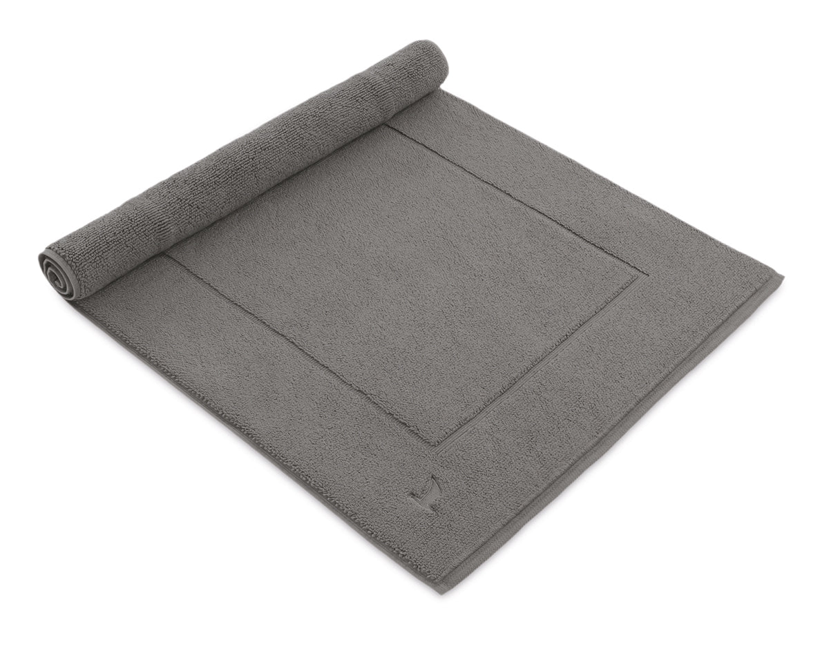 Möve Badteppich Uni Bamboo Luxe Silber 60x100