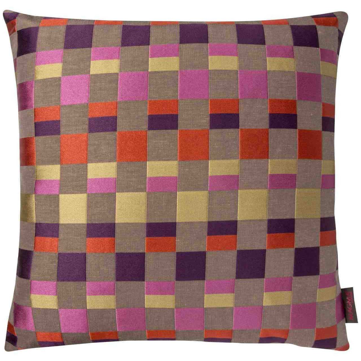 Magma Kissenhülle Kariert Bunt Squared