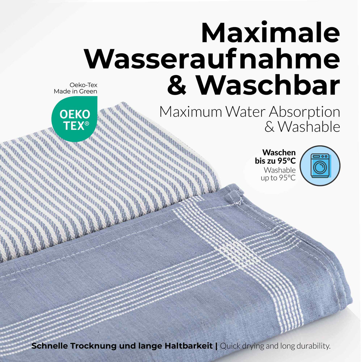 Sterzbachs Geschirrtücher Design Greg Streifen Uni