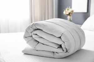 Grau Bettdecke, gray duvet