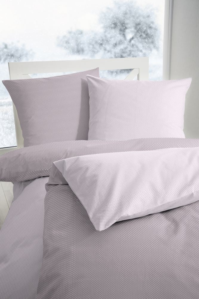 Hahn Feinbiber Wendebettwäsche Anni 135x200 #farbe_rosa