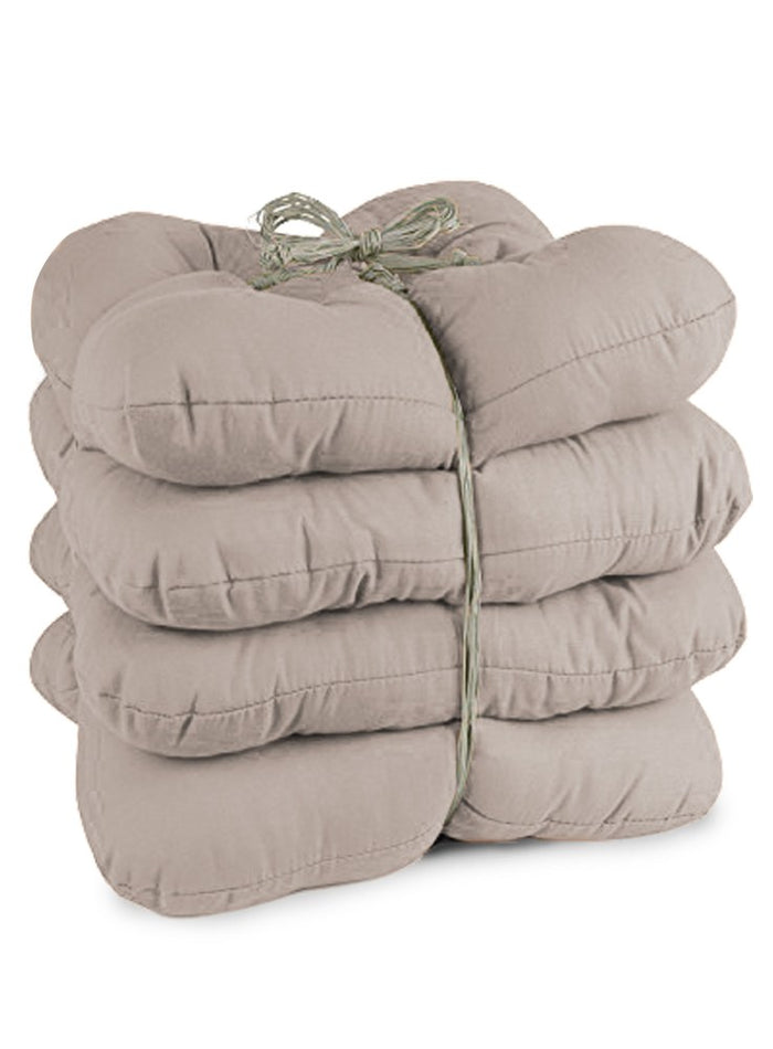Bertels 4er Pack Stuhlkissen #farbe_taupe