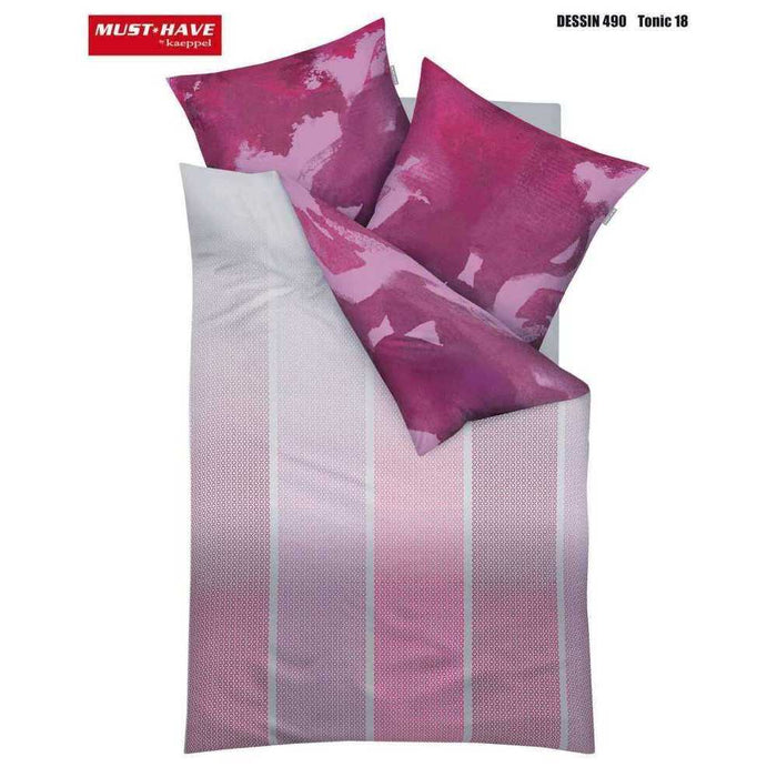 Kaeppel Satin Bettwäsche Tonic Pink 135x200 cm + 80x80 cm