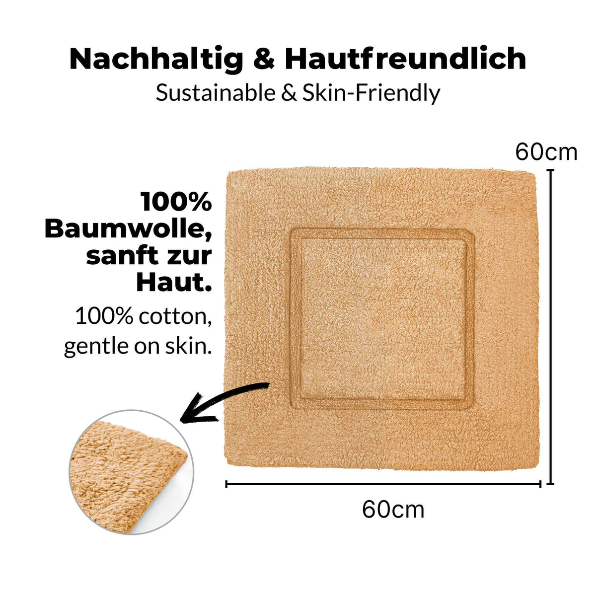 etérea Badteppich Badematte Kiara
