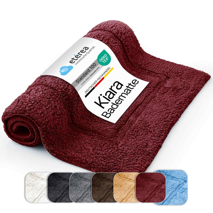 etérea Badteppich Bordeaux #farbe_bordeaux