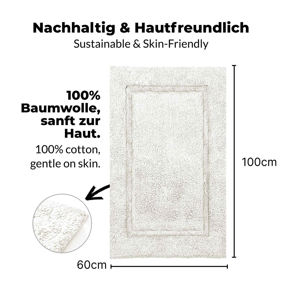 etérea Badteppich Badematte Kiara