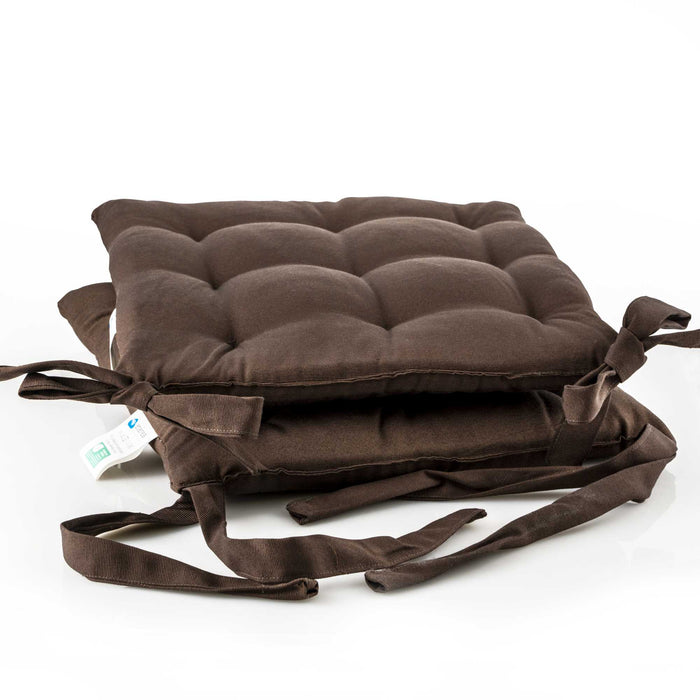 etérea Basic Sitzkissen Rund #farbe_braun