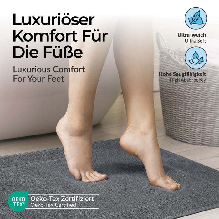 etérea 2 tlg. Carli Duschvorleger Baumwolle #farbe_
