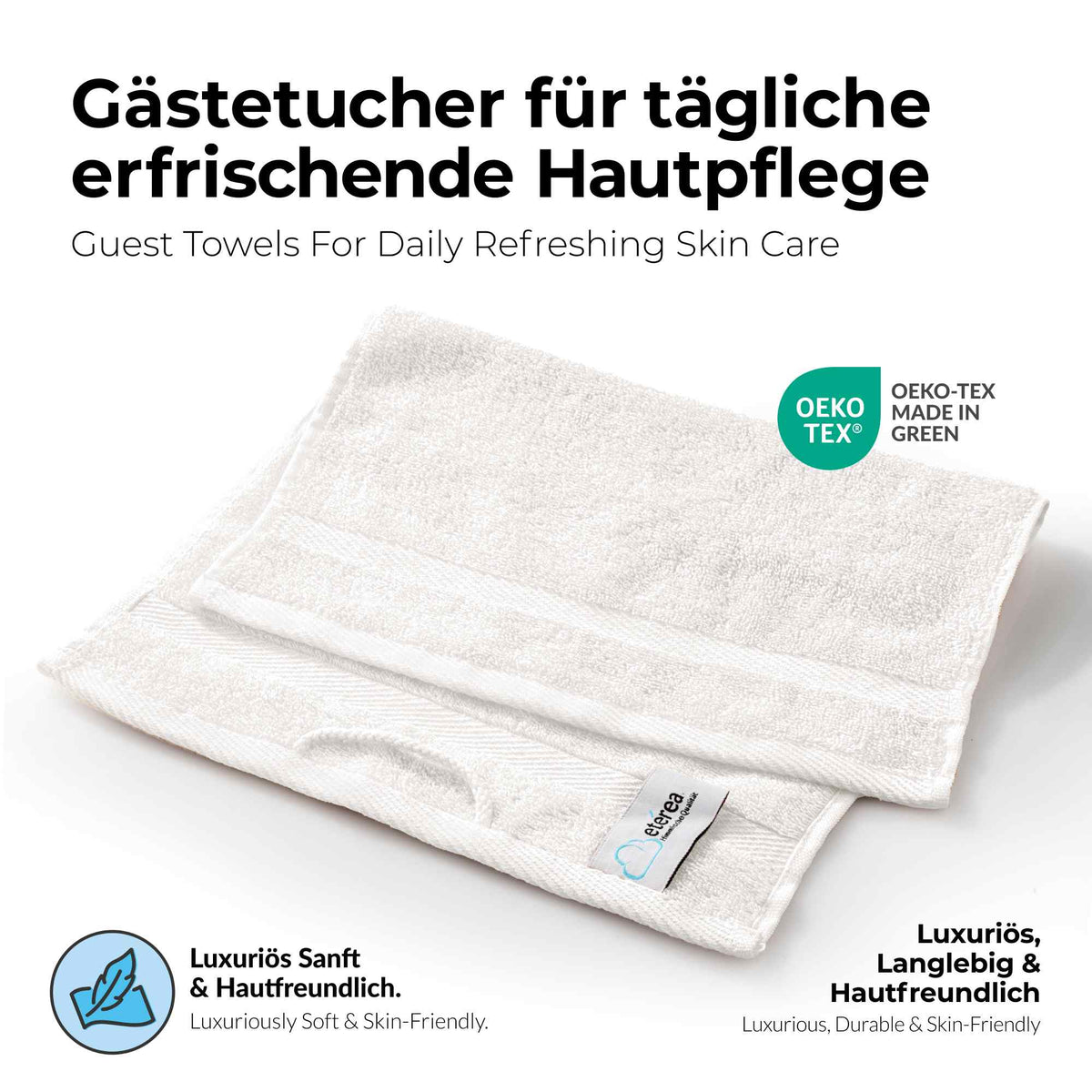 etérea 10er Pack Handtücher Carli Handtuch Bulkset